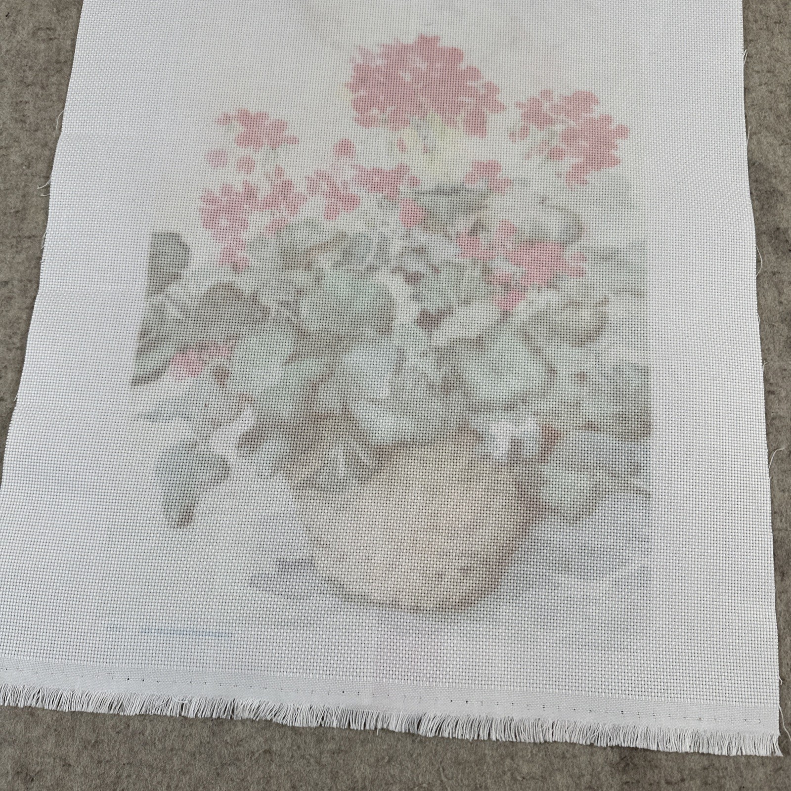 2005 Candamar Designs Geranium Basket 51552 Counted Cross Stitch Canvas