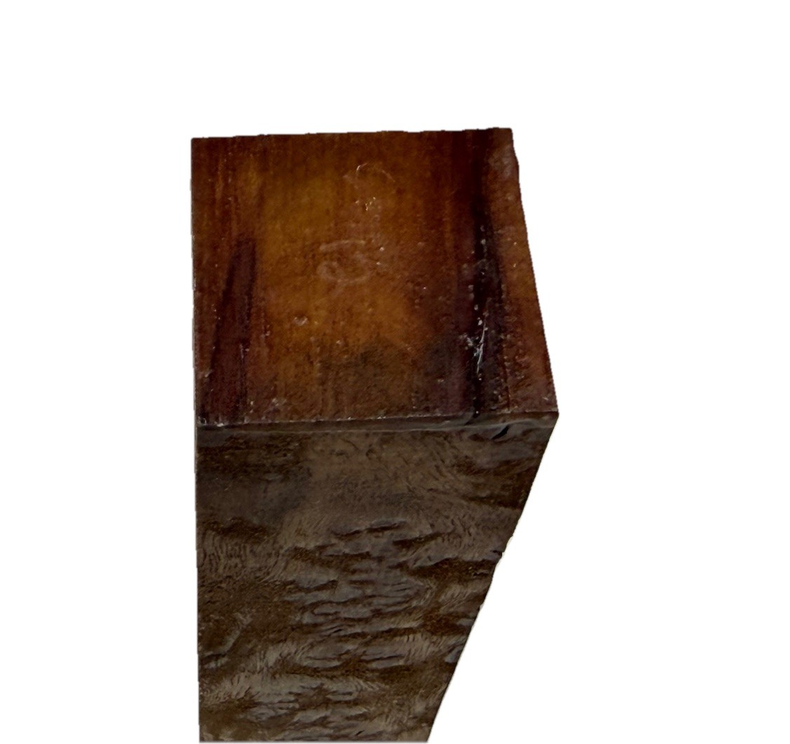 Camphor burl wood turning blank 1-3/4″ x 1-3/4” x 6-1/4″ (b47) dried