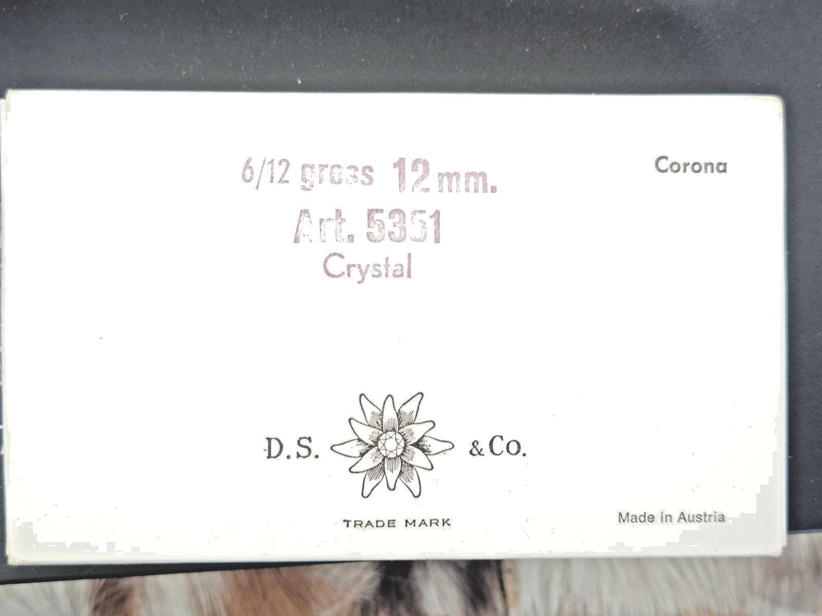 Swarovski Art 5351 8mm Crystal 70 beads to tray