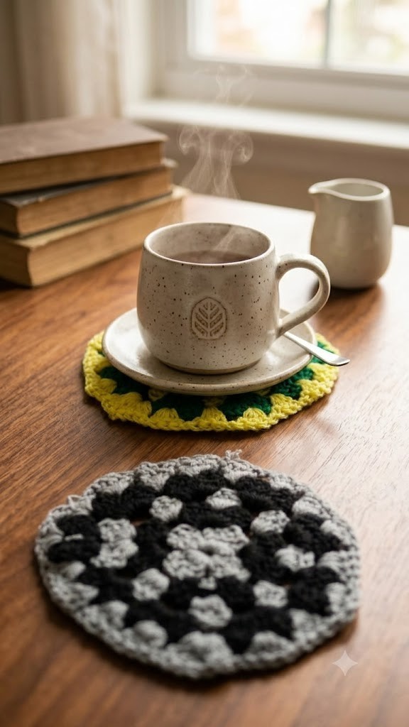 Wool Felt Cup Coaster Mat Heat Resistant Mug Drink Pad Table Protector And glove