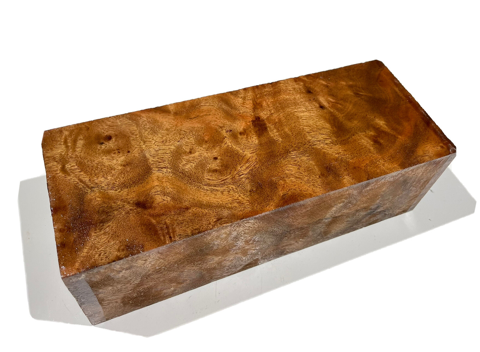 Camphor burl wood block 2-7/8″ x 3-1/2″ x 9-1/8″ (q64) Dried Burl Turning Blank