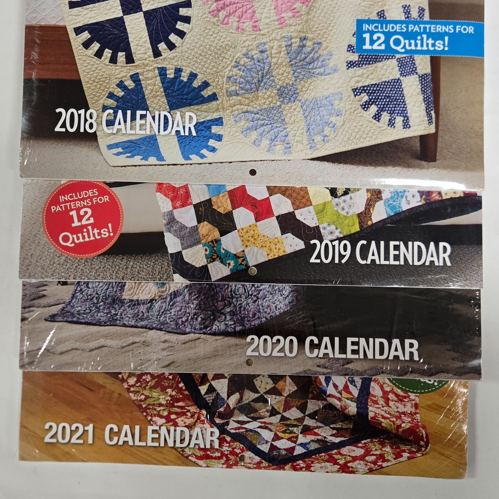 8 SEALED American Patchwork Quilting Calendars 2008-2021 BH&G ~ 12 Patterns Each