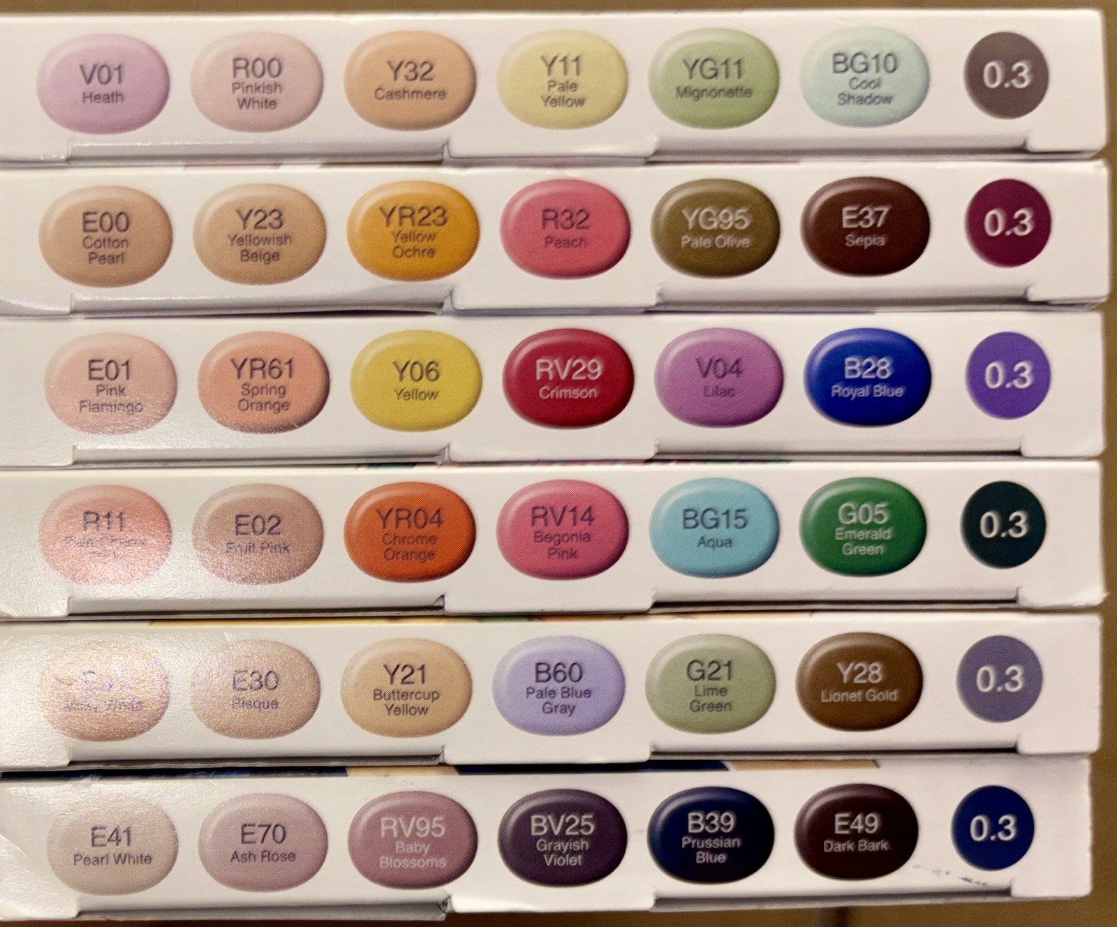 Copic Sketch 42 Manga Drawing Set Markers & Multiliner NEW 6pk Japan Art Pens