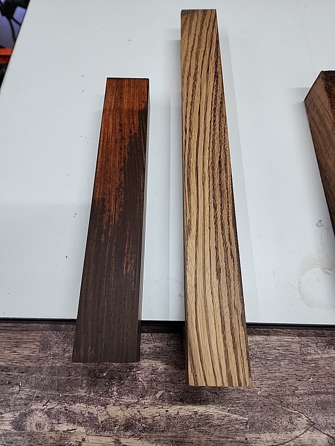 2 Pack Zebrawood 1-3/4″x2″x18-1/4″ And Cocobolo 2″x2″x12-1/8″