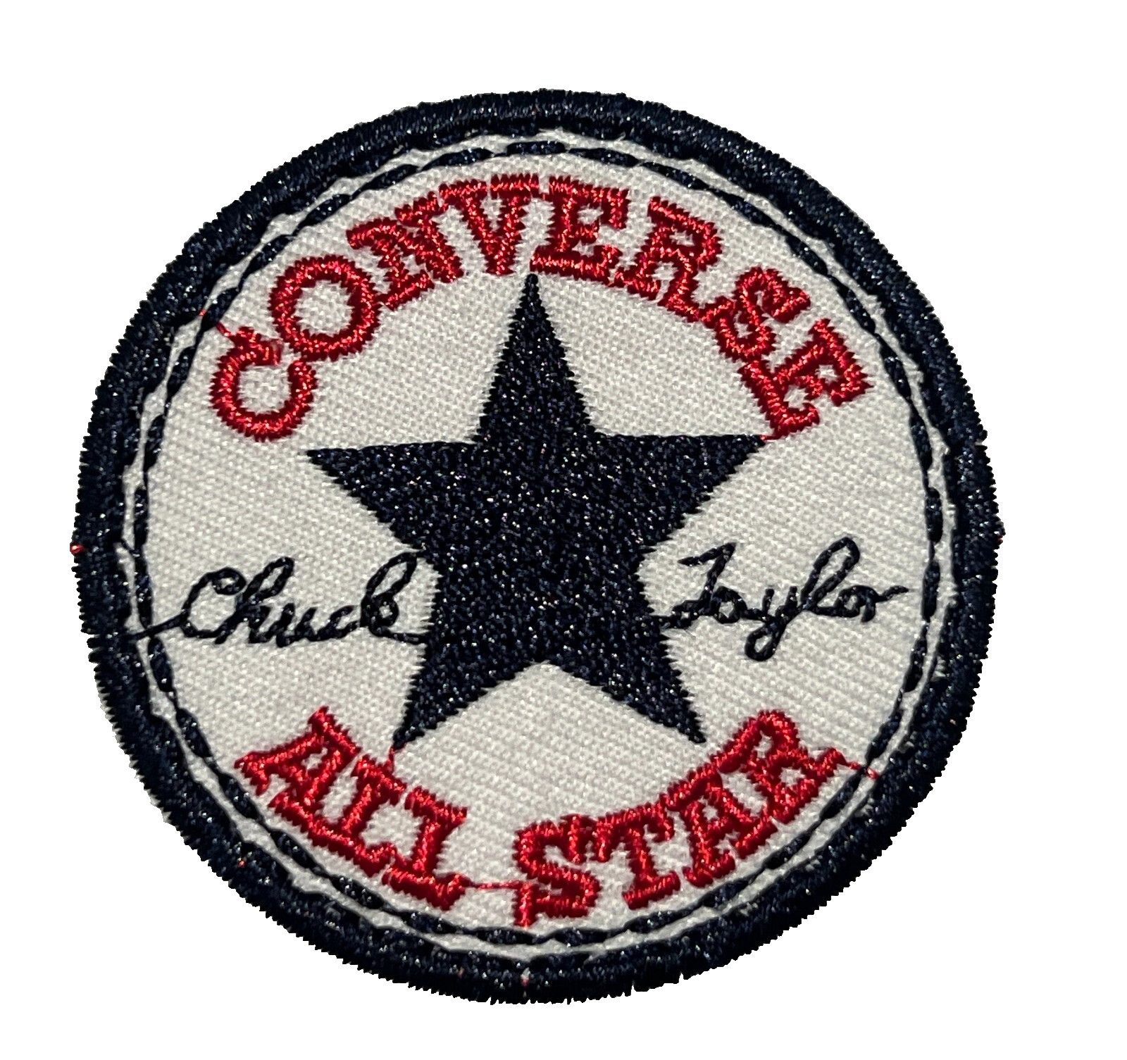 Vintage Chuck Taylor Converse All Star – 2″ Embroidered Sew/Iron-On Patch