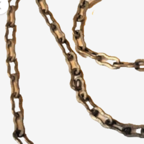 Vintage Brass Chain Jewelry Making Fine / Small Links Earrings Necklaces By Yard