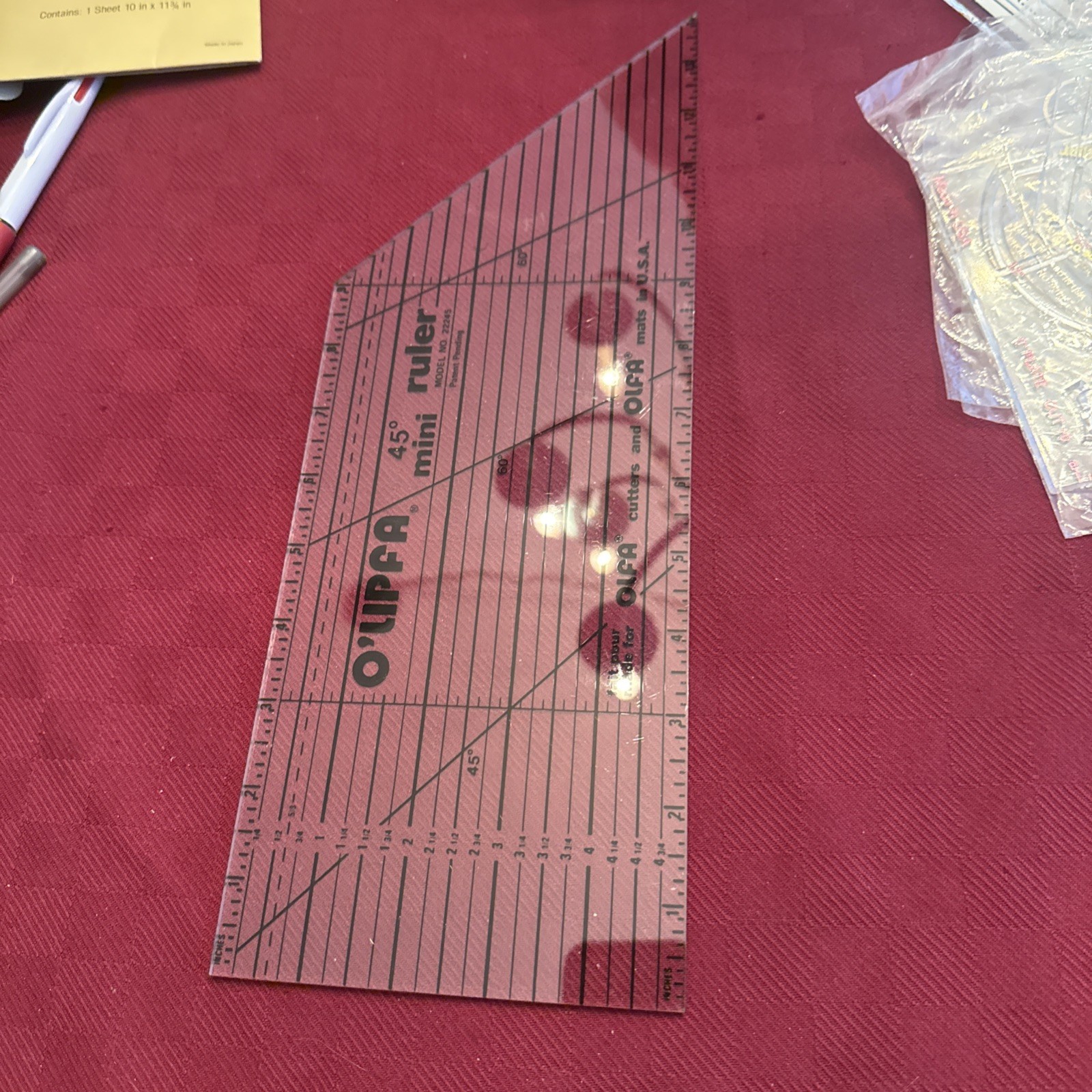 Quilting Rulers and Templates, 7 Pcs Creative Quilting Cutting Template Quilt