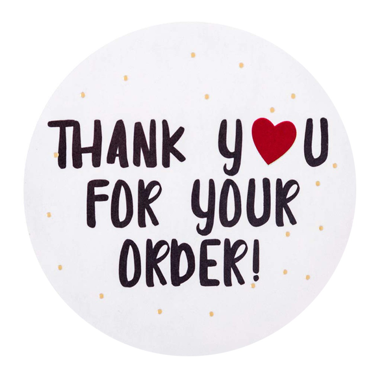 500x 1.0/1.5” Thank You Stickers Thank You For Supporting Small Business Labels