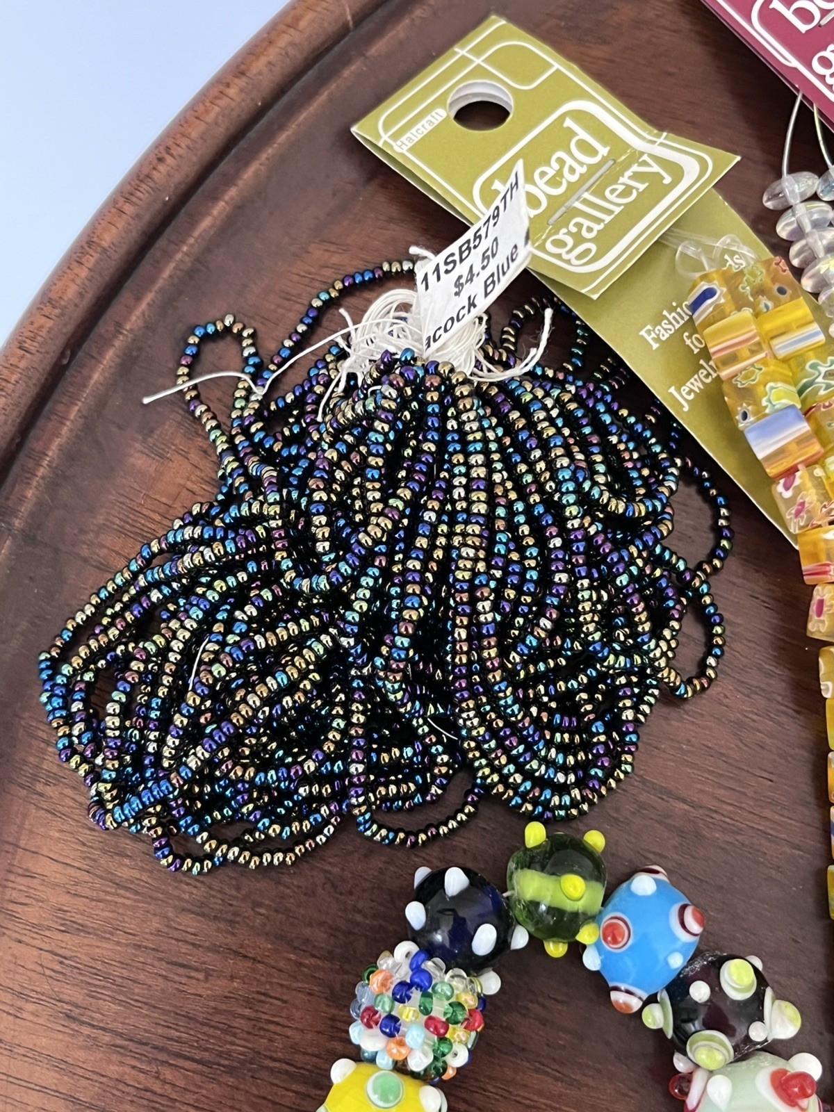 Lot of Beads for Craft – Glass, Millifiore, AB Luster, Lampwork