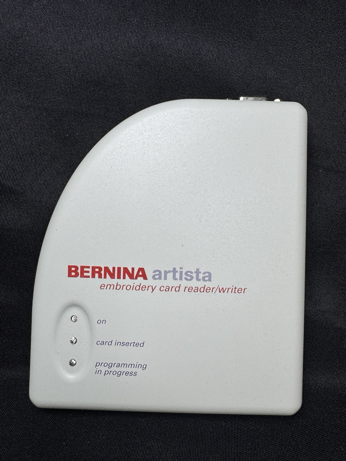 BERNINA artista Embroidery Card Reader Writer R/W-BOX w/ Design Card & Manual