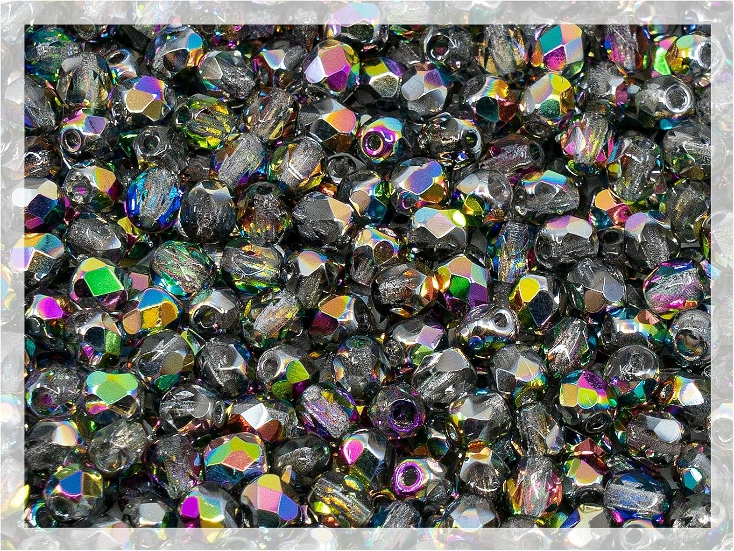 Versatile 275 Pcs Crystal Vitrail Czech Glass Beads – Perfect for Jewelry Design