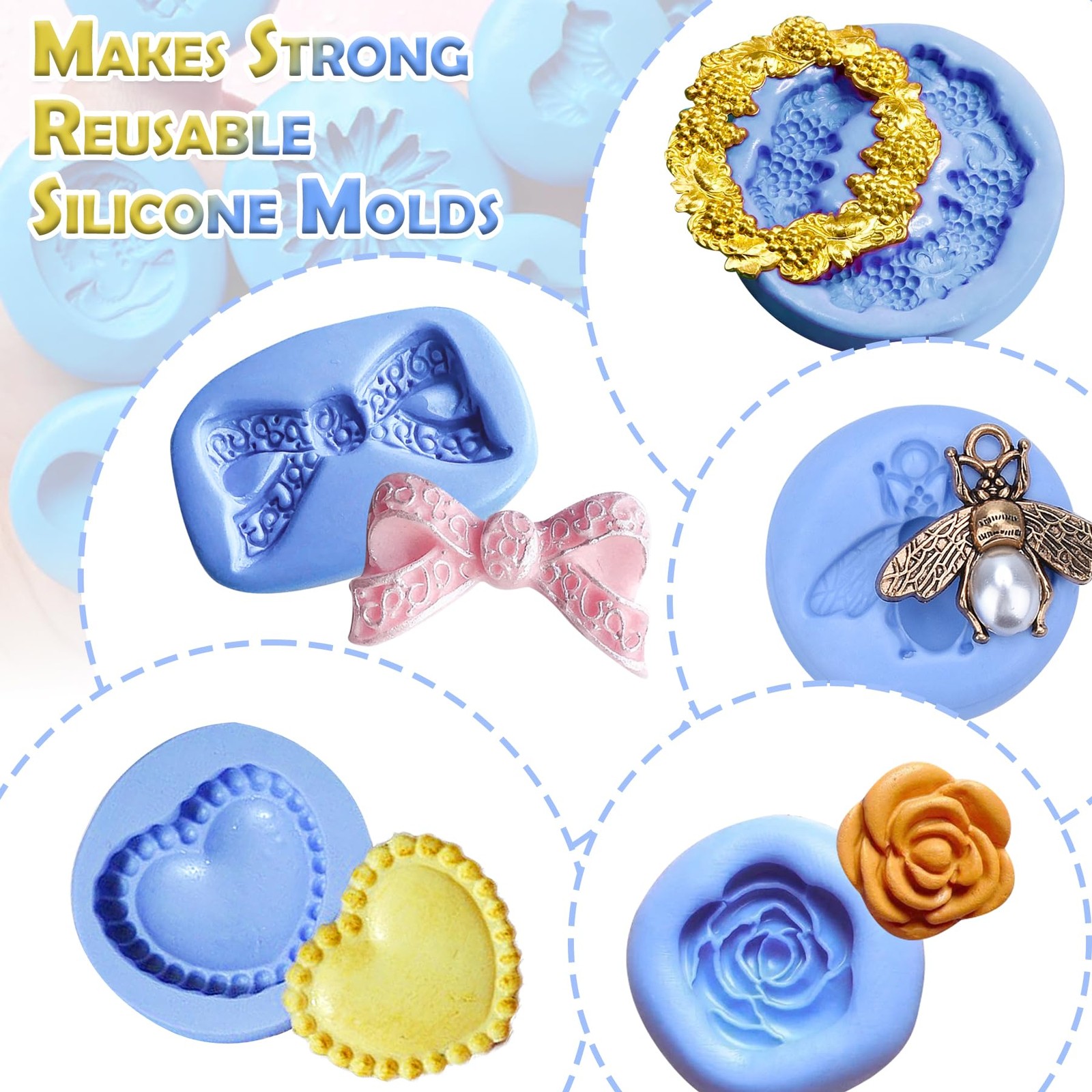 Silicone Putty – 7/8 LB Flexible Mold Making Kit – 400g