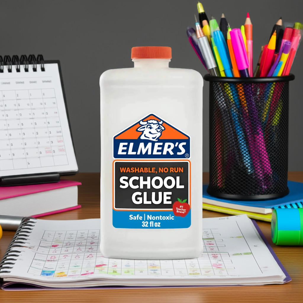 Elmer’s Washable Liquid School Glue 32 oz. White (2024678)