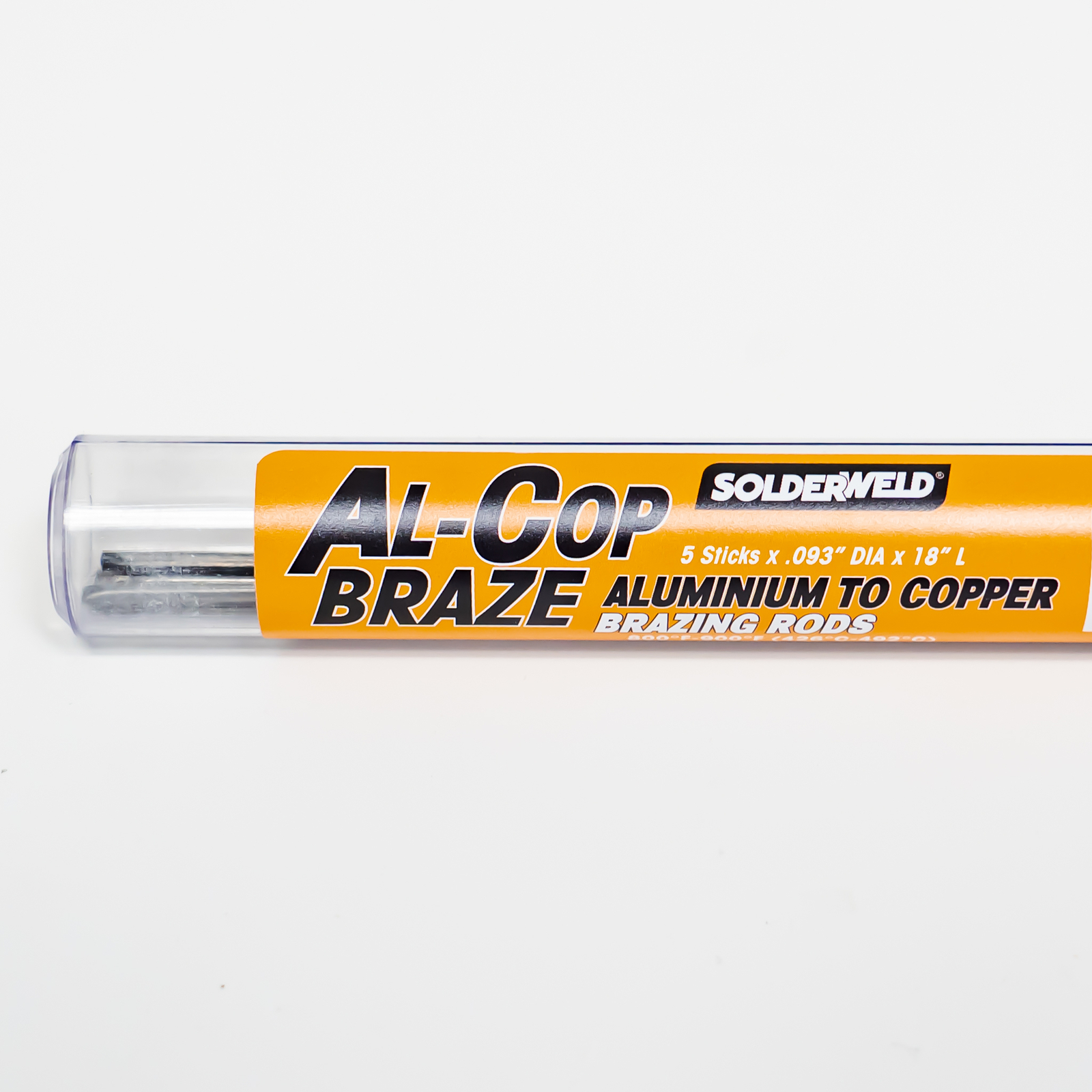 Solderweld SW-ALCU5K Al-Cop Braze Aluminum to Copper Brazing Rods 5 18″ Rods