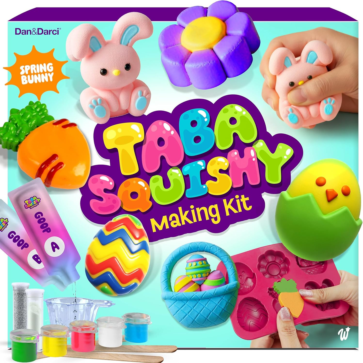 Easter Taba Squishy Making Kit for Kids – Squishies Easter Crafts Activities – 6
