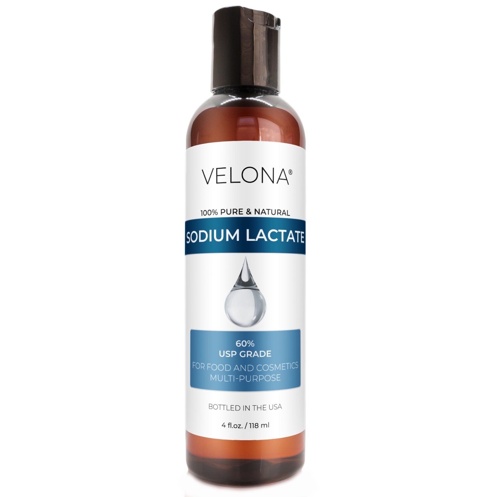 Velona Sodium Lactate 60%-2oz-7lb USP Grade Natural Preservative For Soap Making