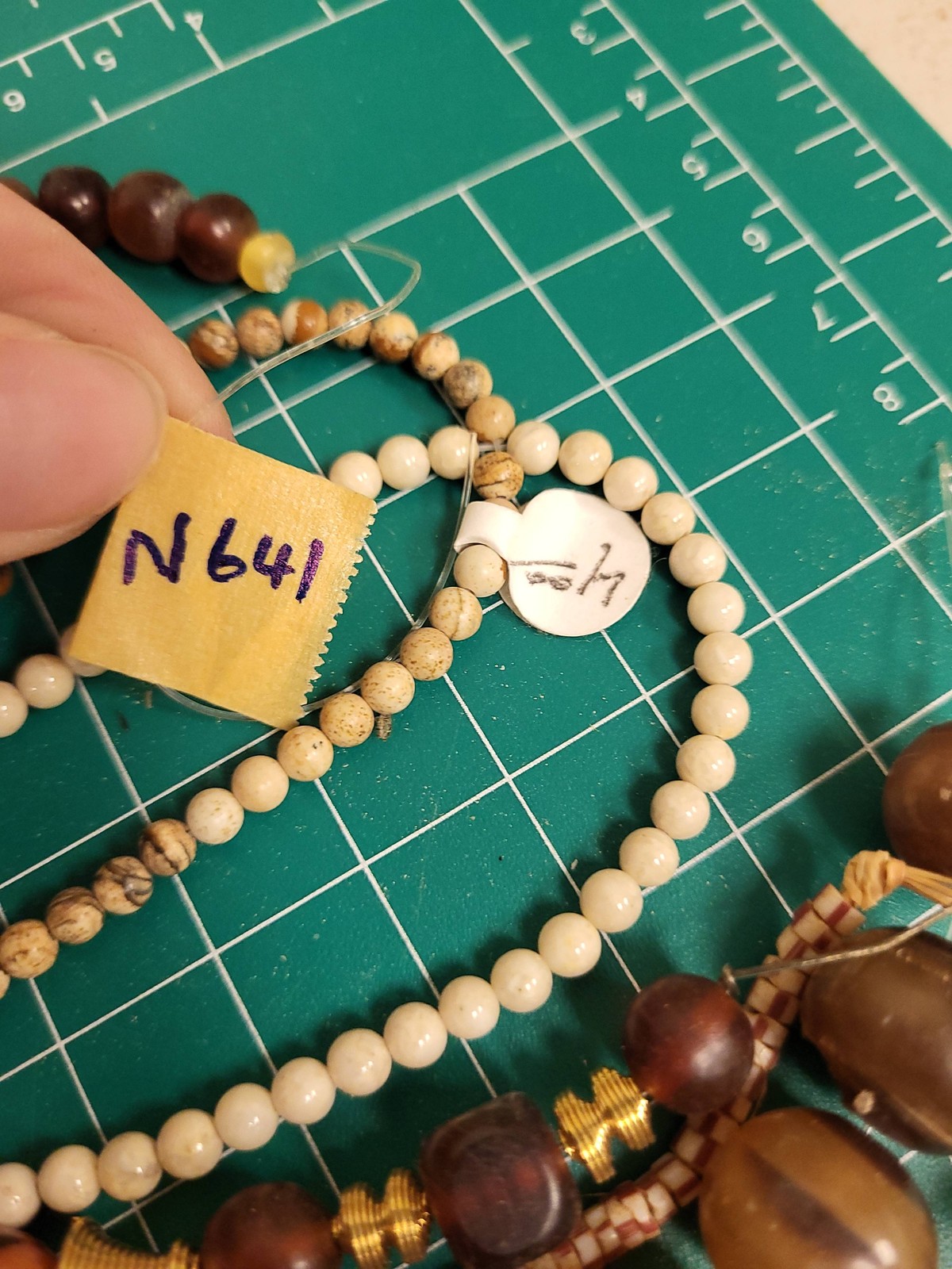 Wood Bead Strands Bulk Lot Jewelry Making Craft Supplies Assorted Beads Strands