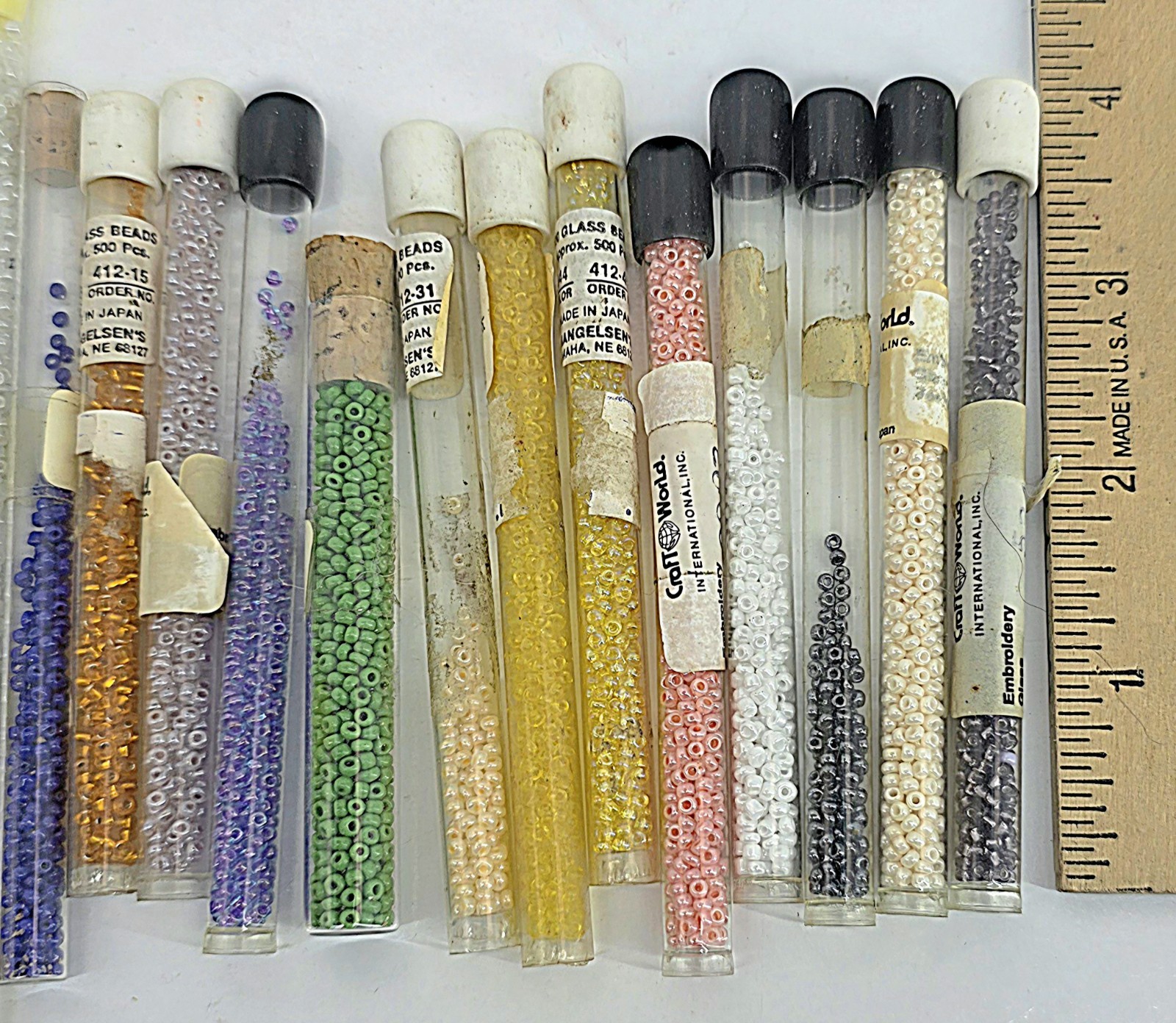 Glass Seed Beads Japanese Mixed Brands Embroidery Jewelry, 25 Tubes