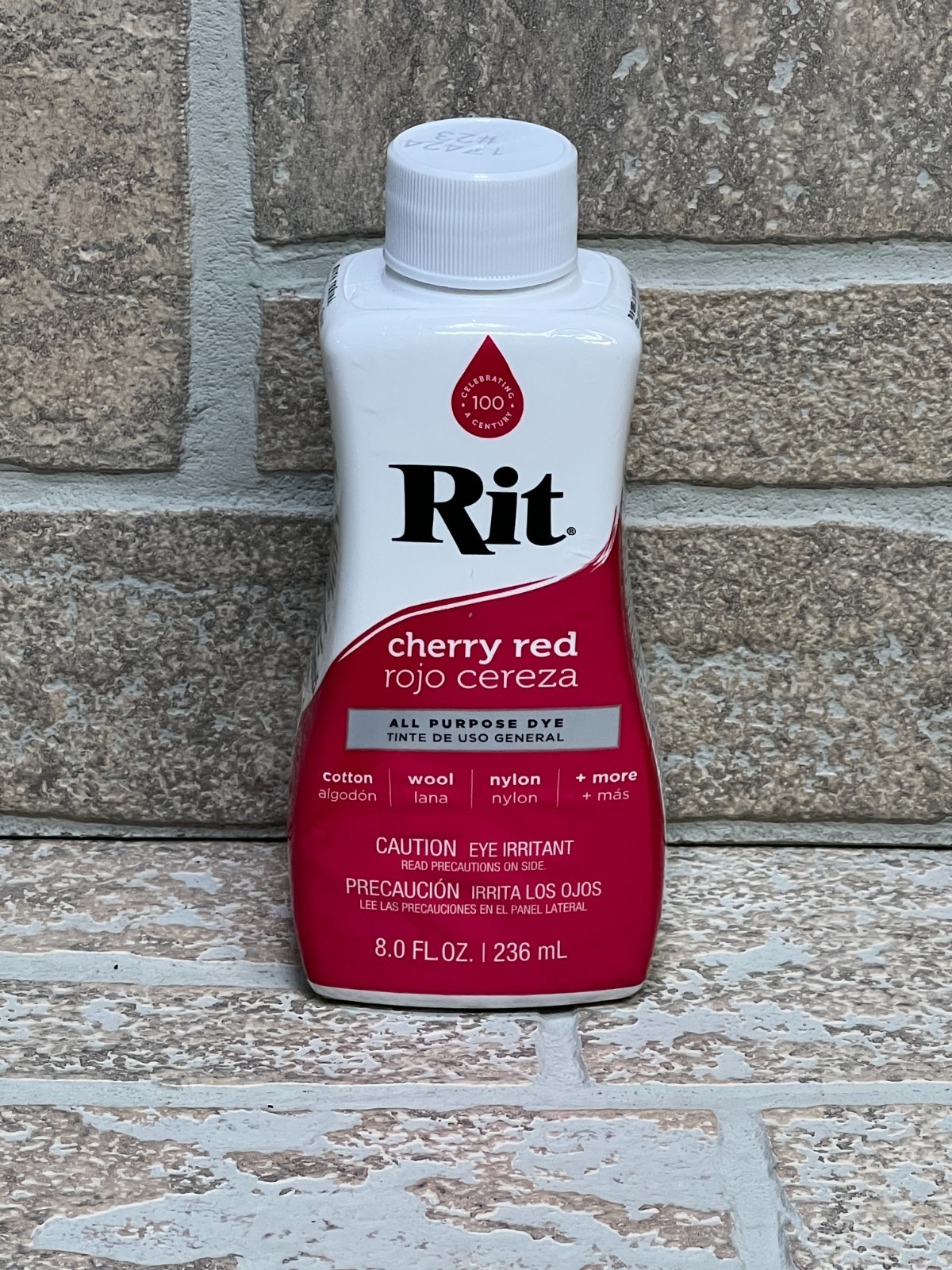 Rit Cherry Red – Rojo Cereza All Purpose Liquid Dye 8.0 fl. oz. / 236 ml