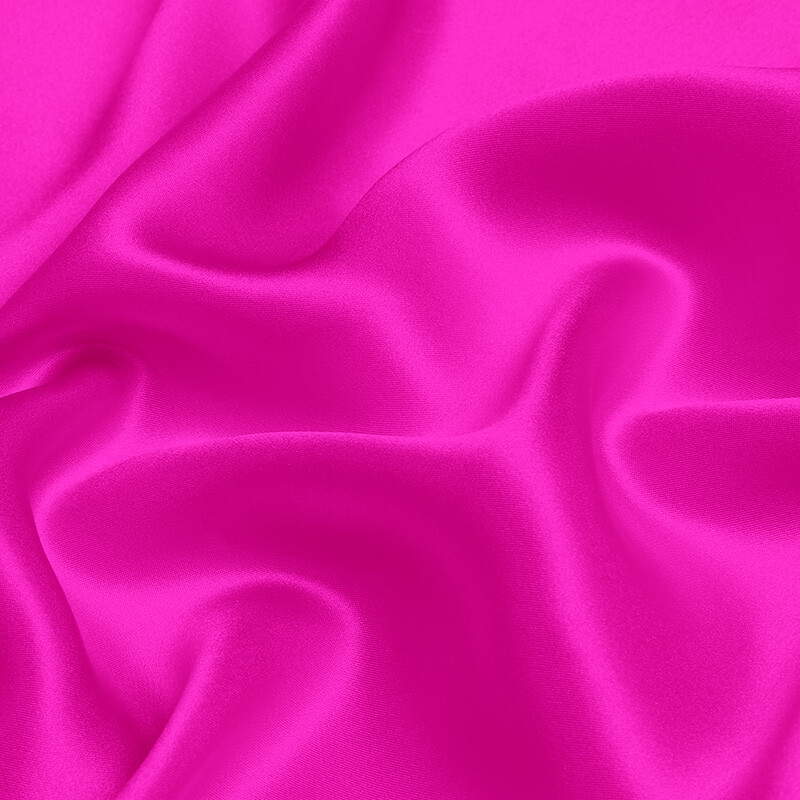 Hot Pink 100% Pure Mulberry Silk Fabric by the Yard