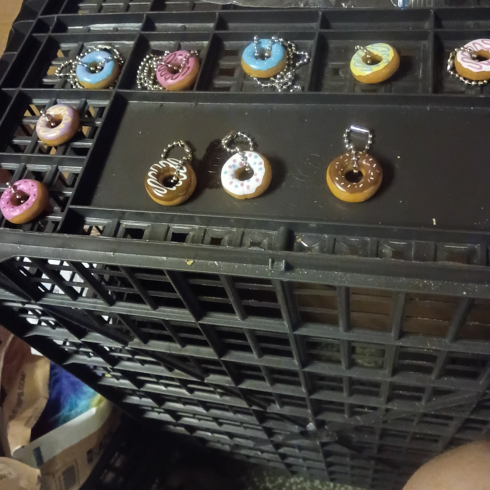 Flatback Embellishments – Donuts – Assorted Colors 10 Pieces