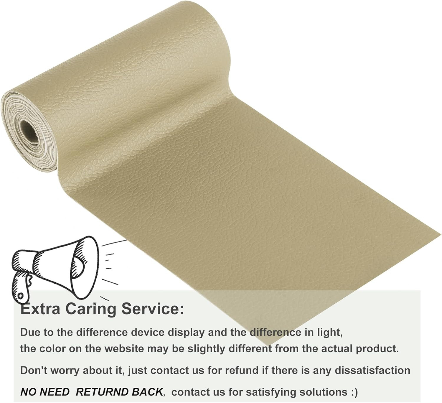 Leather Repair Patch for Furniture, 4″ X 63″ Self Adhesive Leather Repair Kit Vi