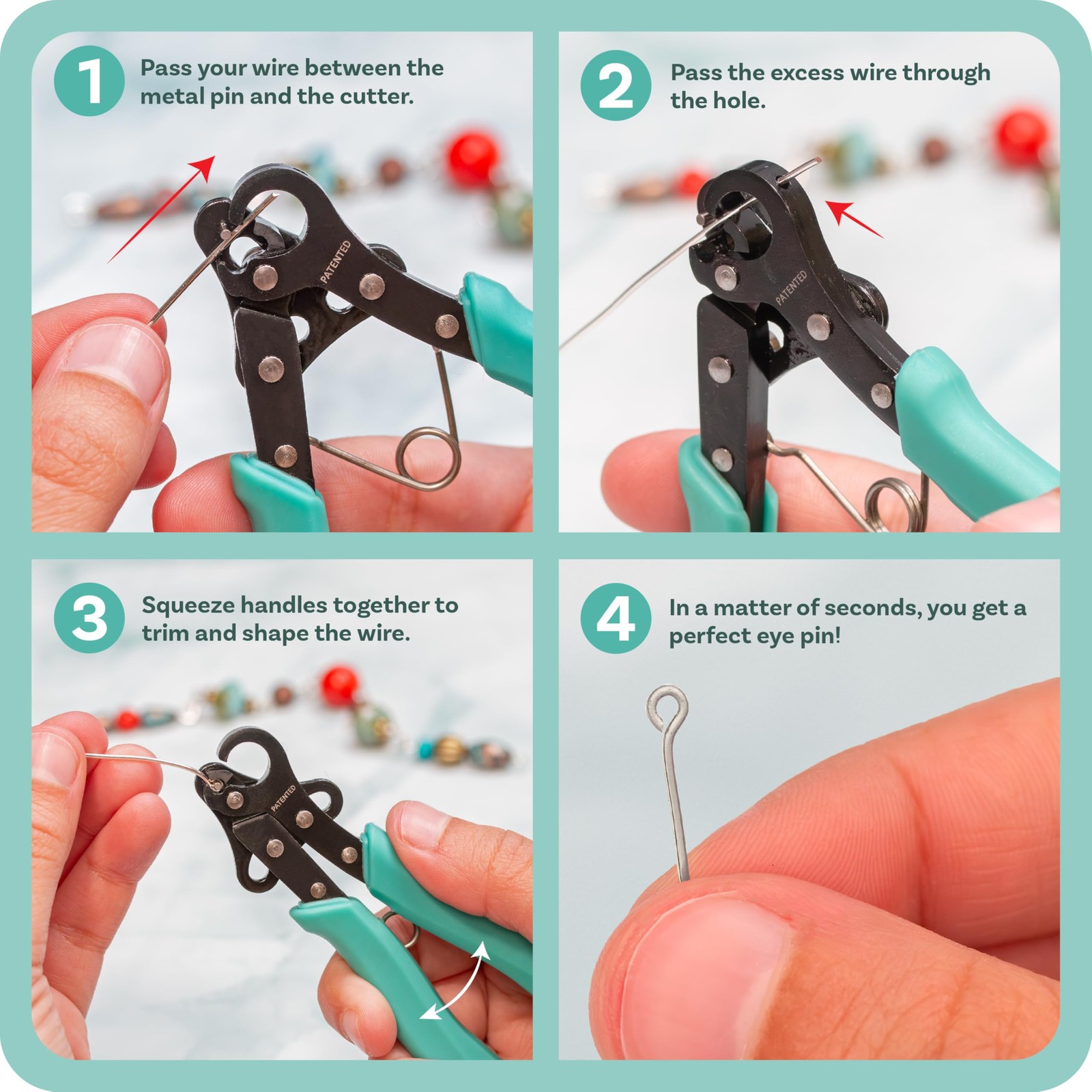 The Beadsmith Vintaj One Step Looper – Create and Trim Consistent 1.5 mm Loops