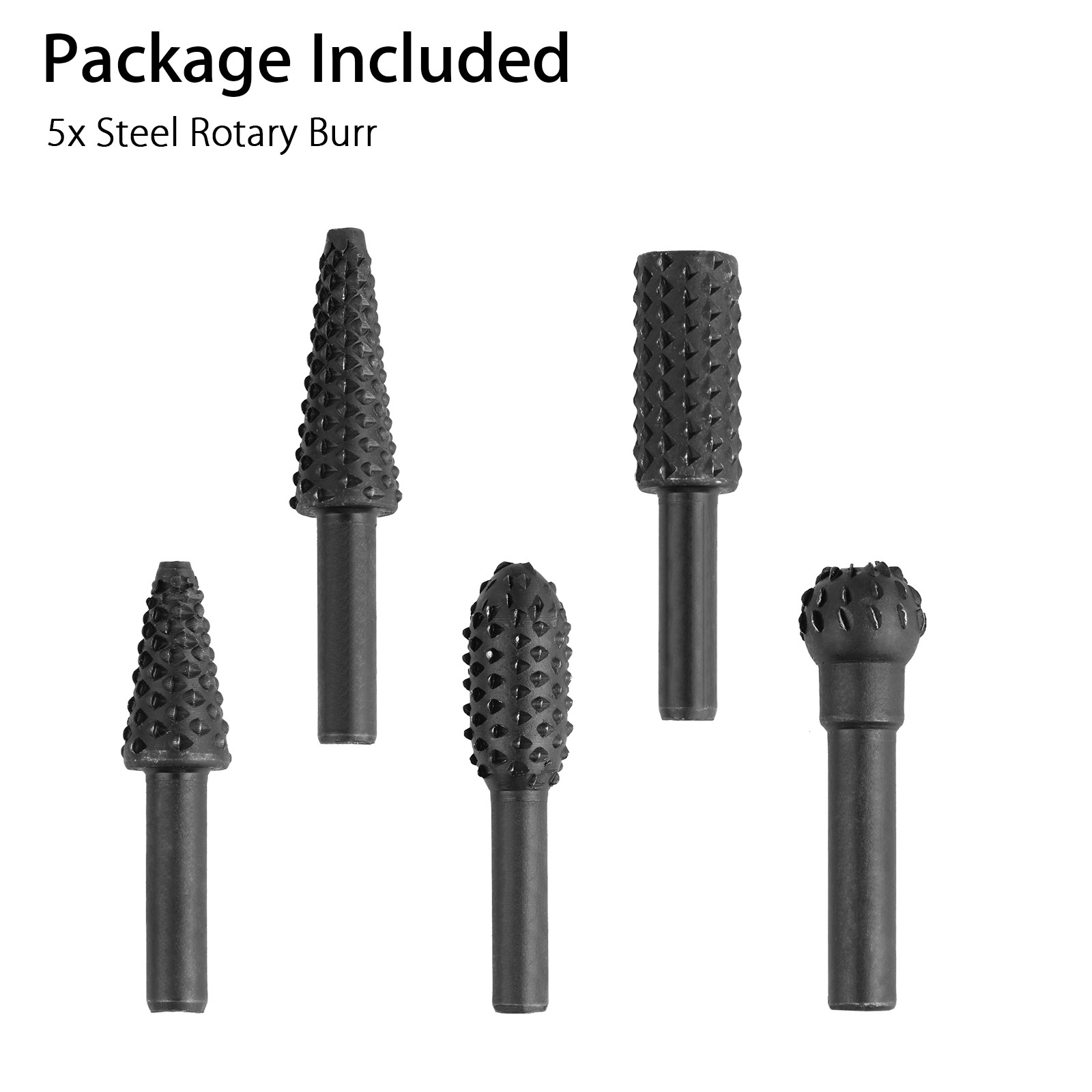 5PCS 1/4” Drill Bit Set Cutting Tools for Woodworking Knife Wood Carving Tool