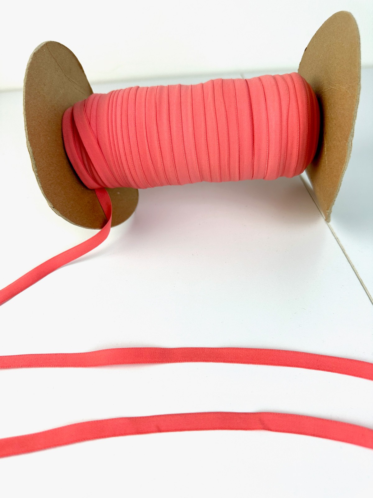 Fold over Elastic Spool Pink 3/8″ W