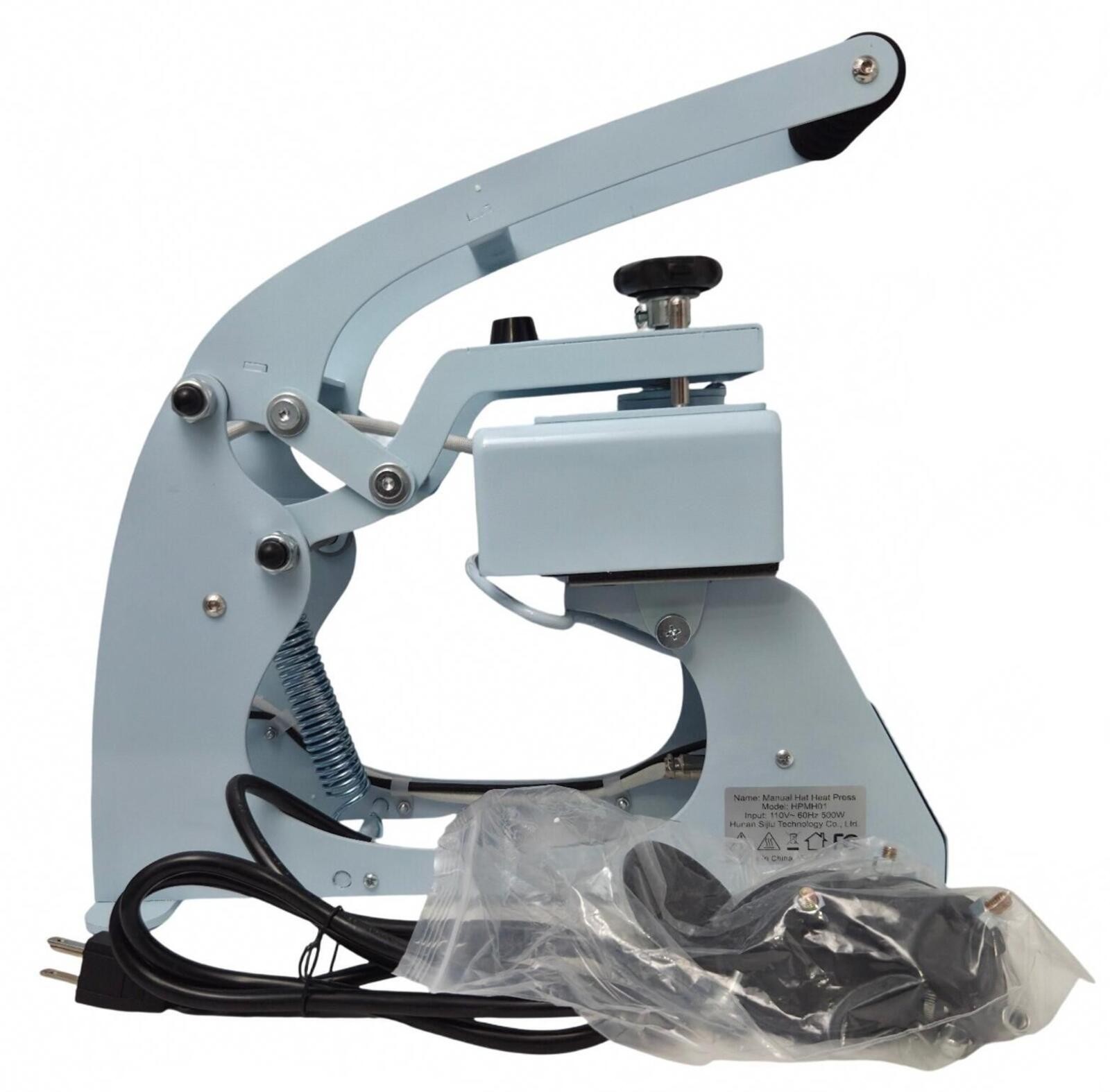 HTVRONT Manual Hat Heat Press Machine with Small and Big Platens