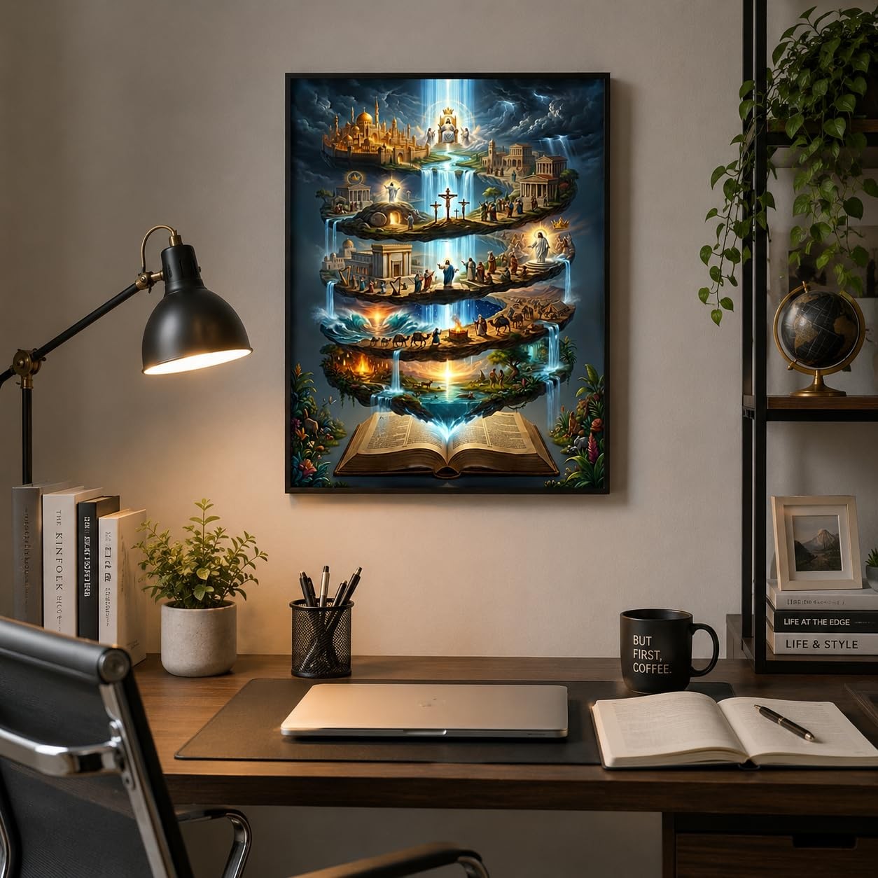 Religious Diamond Painting Kits for Adults, Bible Story 5D DIY Full Drill Diamon