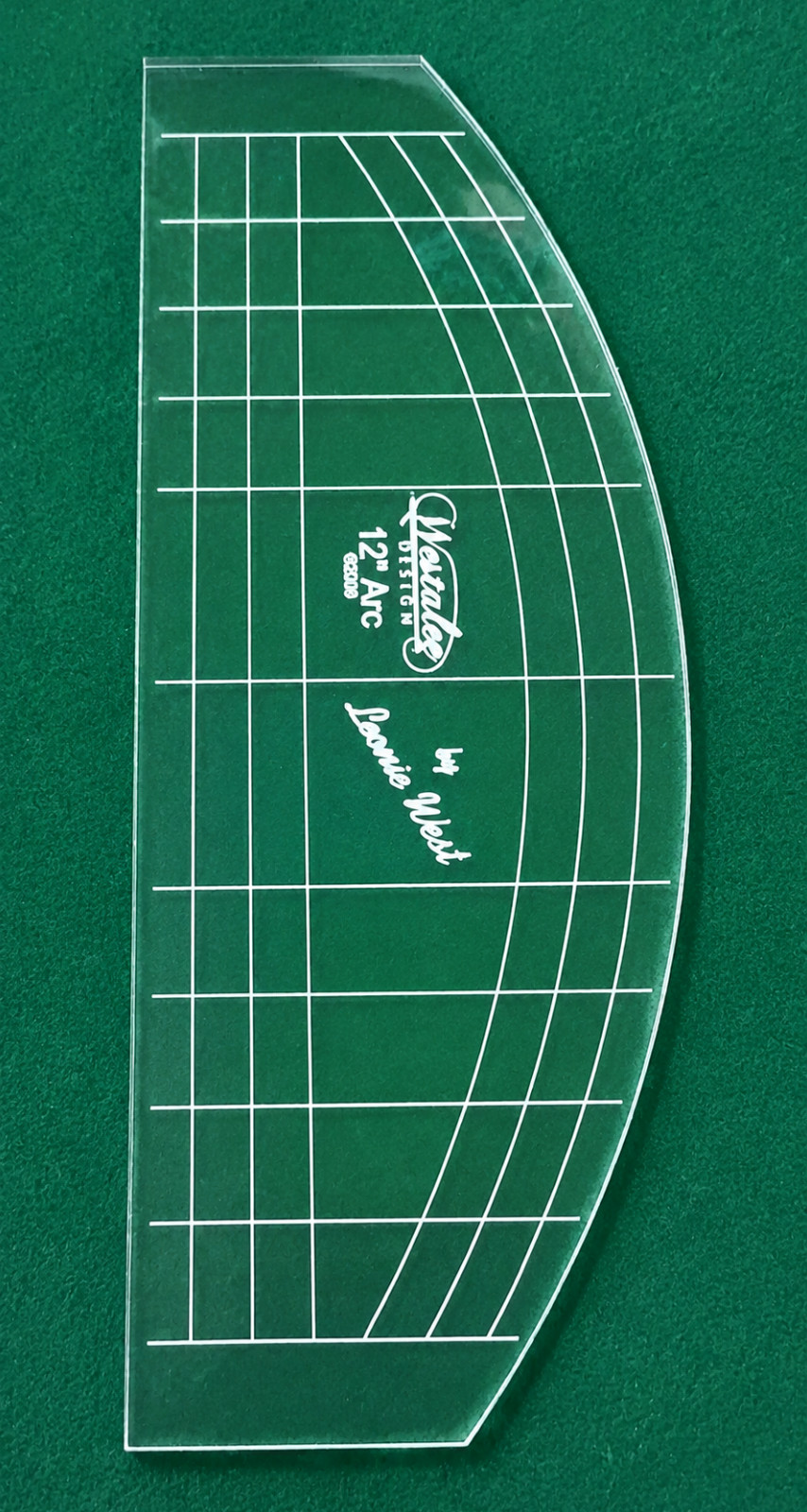 Westalee Low Shank Ruler Foot W/ 12″ Arc Template