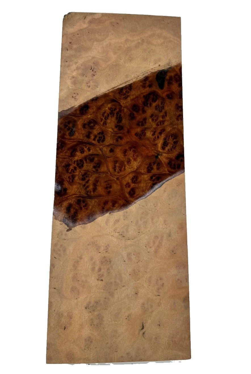 Camphor Burl wood insrument blank 20″ x 7-3/8” x 2″ (v20) dried billet