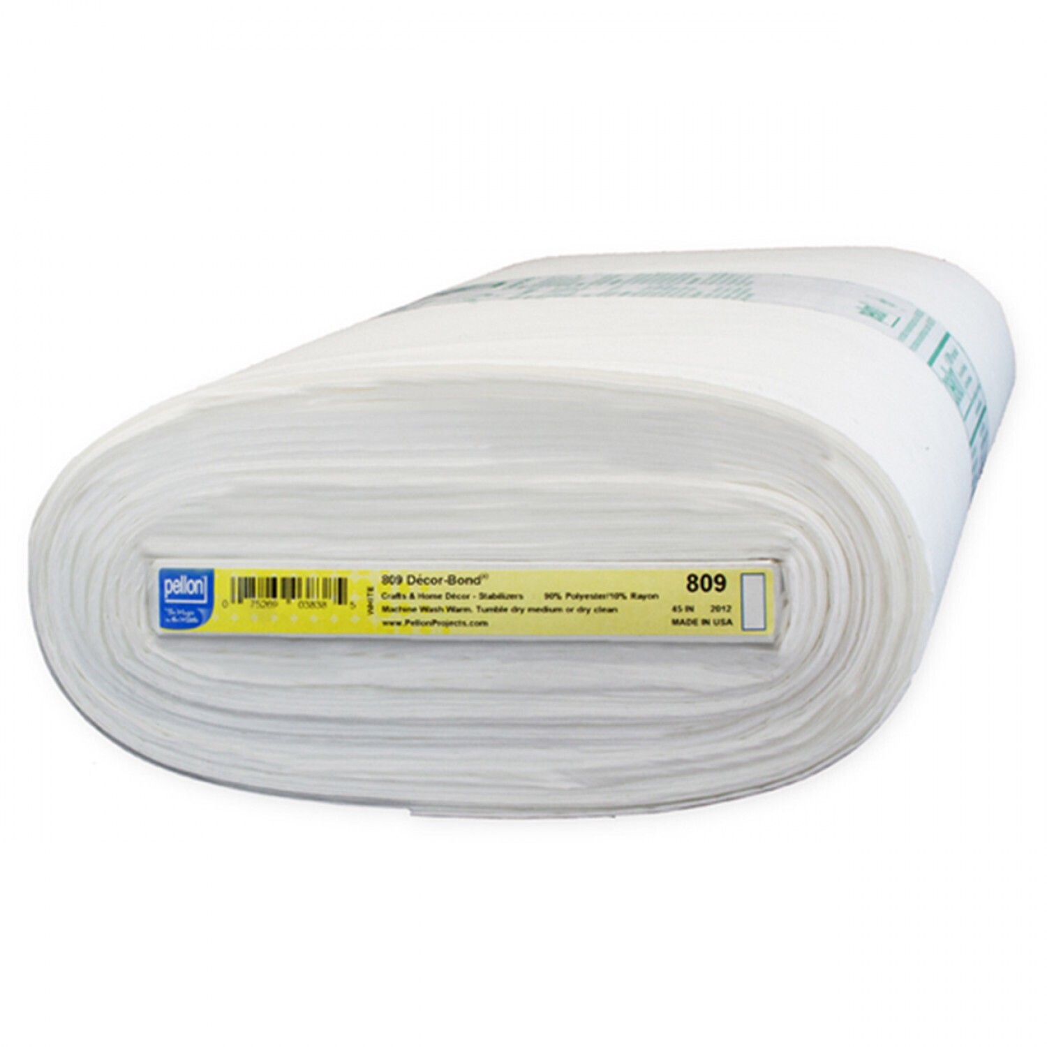 809 Decor Bond Heavy Fusible Pellon 45” Wide Interfacing 100%Polyester White BTY