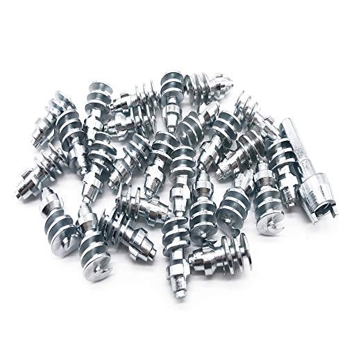 100PCS Steel Body MS1911 (11×22.8mm) Screw in Tire Studs