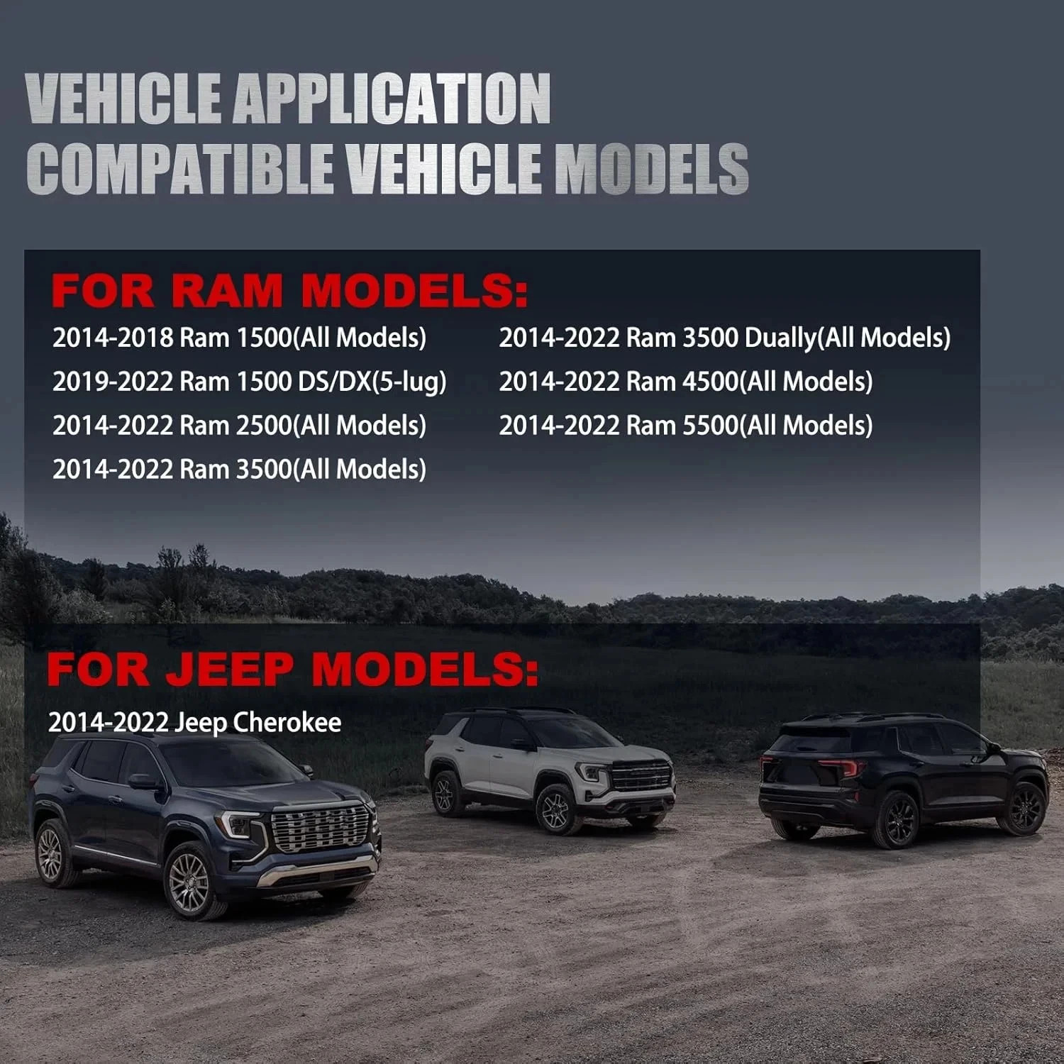 TPMS Tire Pressure Monitoring Sensor Compatible with Ram 1500/2500/3500//4500/55