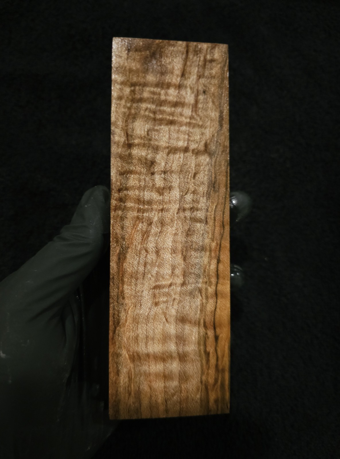 Stabilized Curly Ambrosia Maple Block – Knife Scales/Pen Blanks