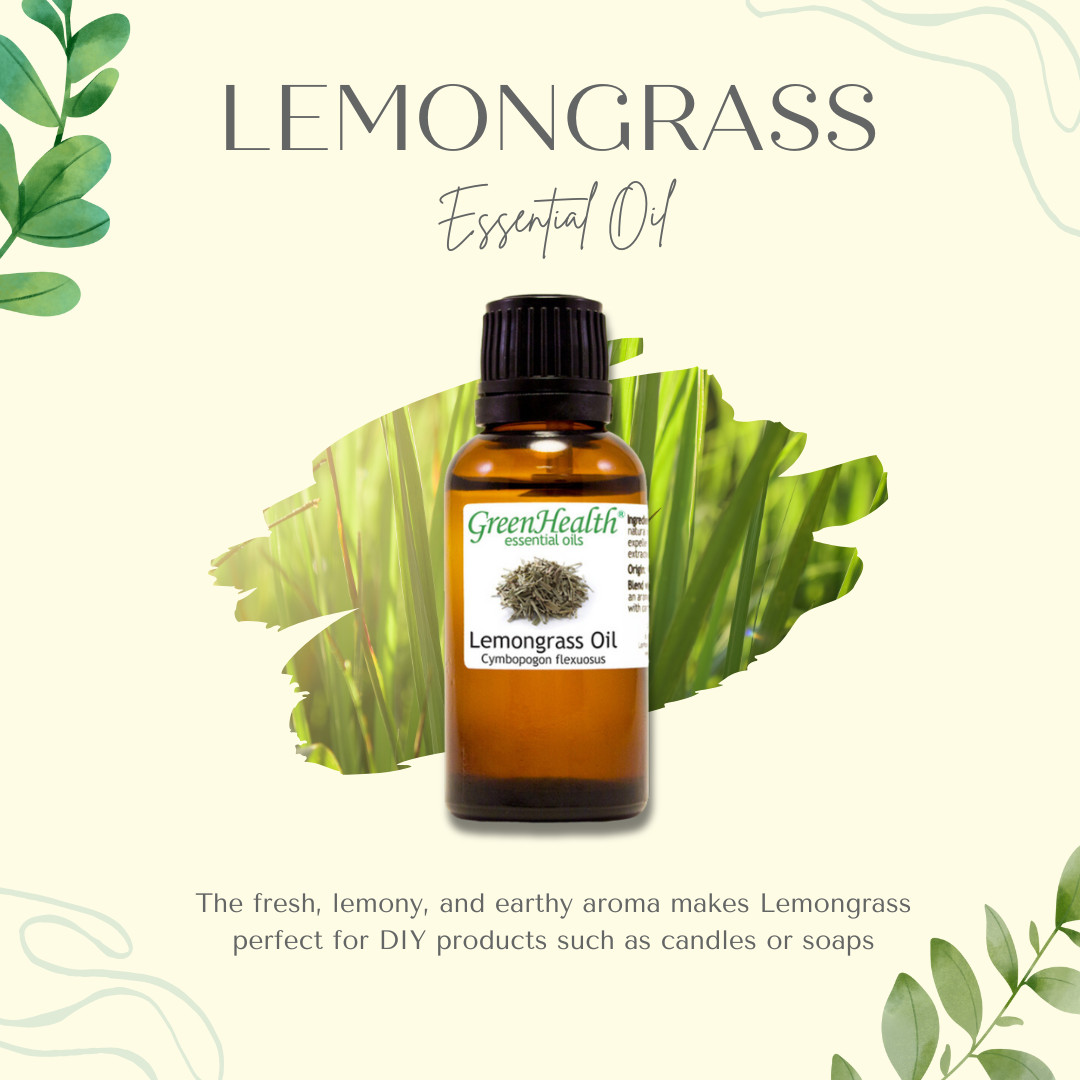 2 fl oz Lemongrass Essential Oil (100% Pure & Natural) – GreenHealth
