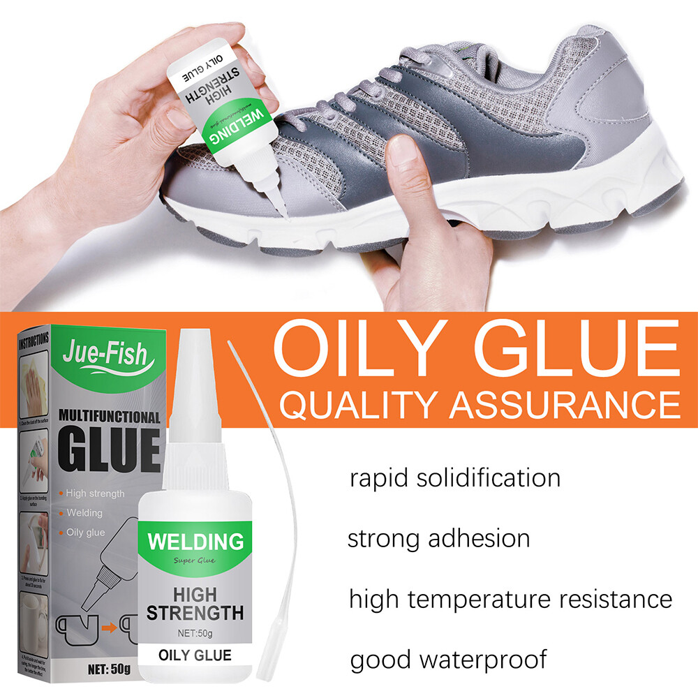 3 Pack Multifunctional Welding High-Strength Oily Glue Universal Super Glue 50g
