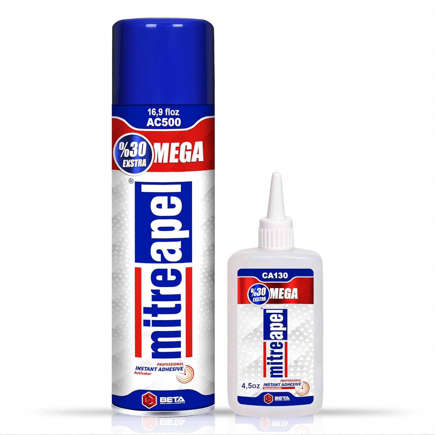 CA Glue with Activator(4.5Oz+16.9 Fl Oz) Instant Bond Professional Cyanoacrylate