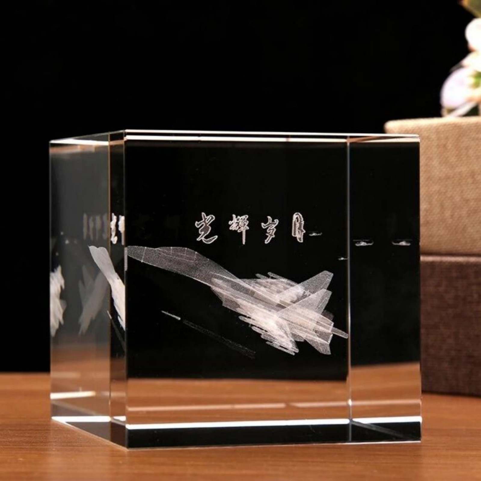 K9 Artificial Crystal Glass Block Cube For 3D Laser Engraving Blank Crystal