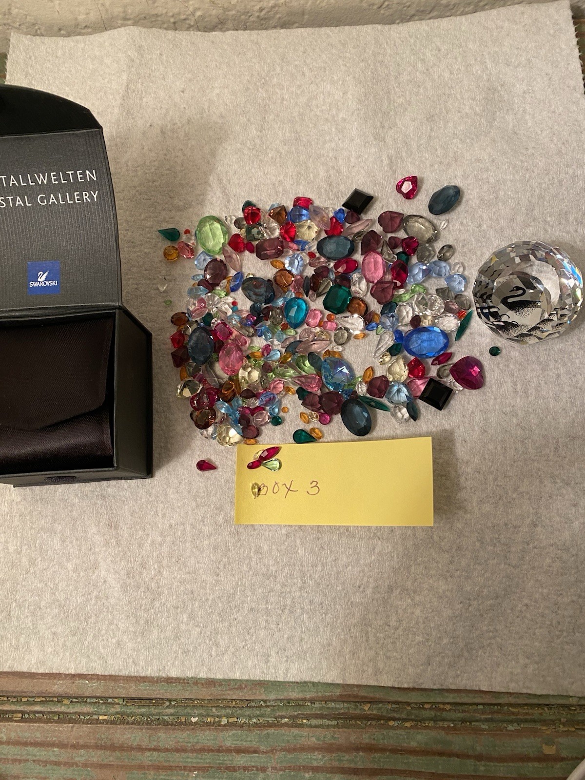 Mixed Lot of Beads/ Stones Swarovski Crystal Glass NEW Bought In AUSTRIA **READ*