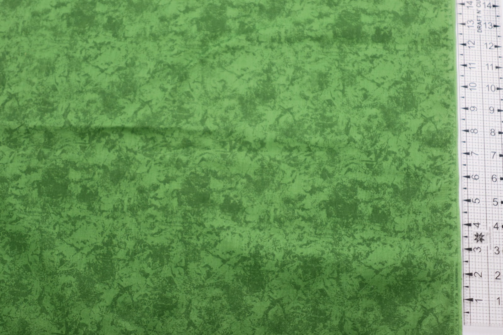 Olive green marble quilt fabric fat quarter vintage Jinny Beyer RJR