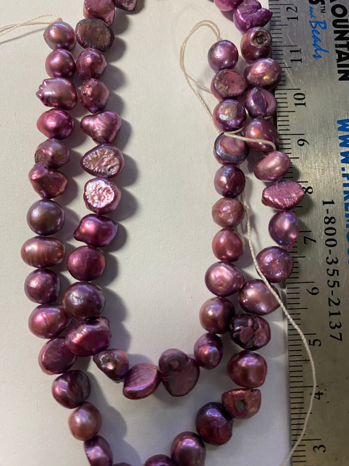 Freshwater Cultured Pearls Red Pink Yellow Green Blue Purple 3mm to 20mm