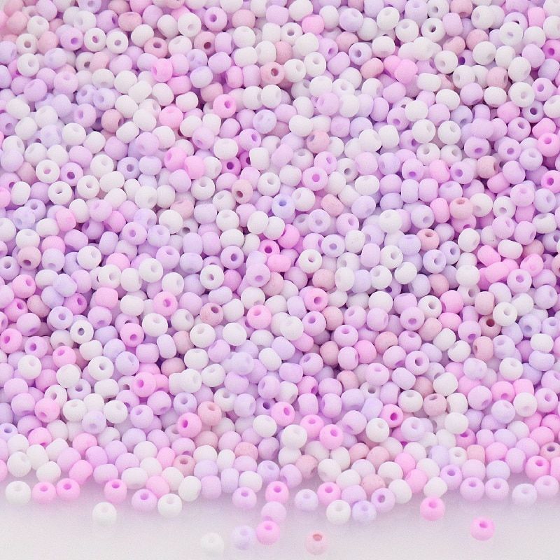 330pcs 3mm Matte Macaroon Seed 8/0 Uniform Round Spacer Bead Jewelry Making NEW