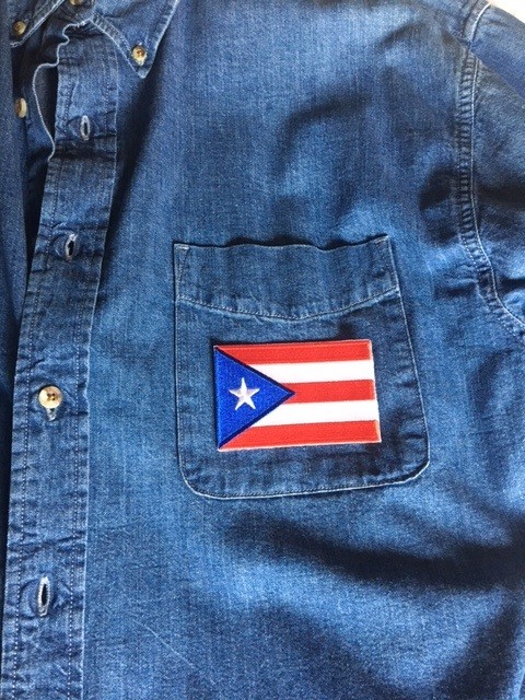 PUERTO RICO FLAG PATCH EMBROIDERED APPLIQUE IRON-ON SEW-ON (3 1/2″ x 2 1/4″)