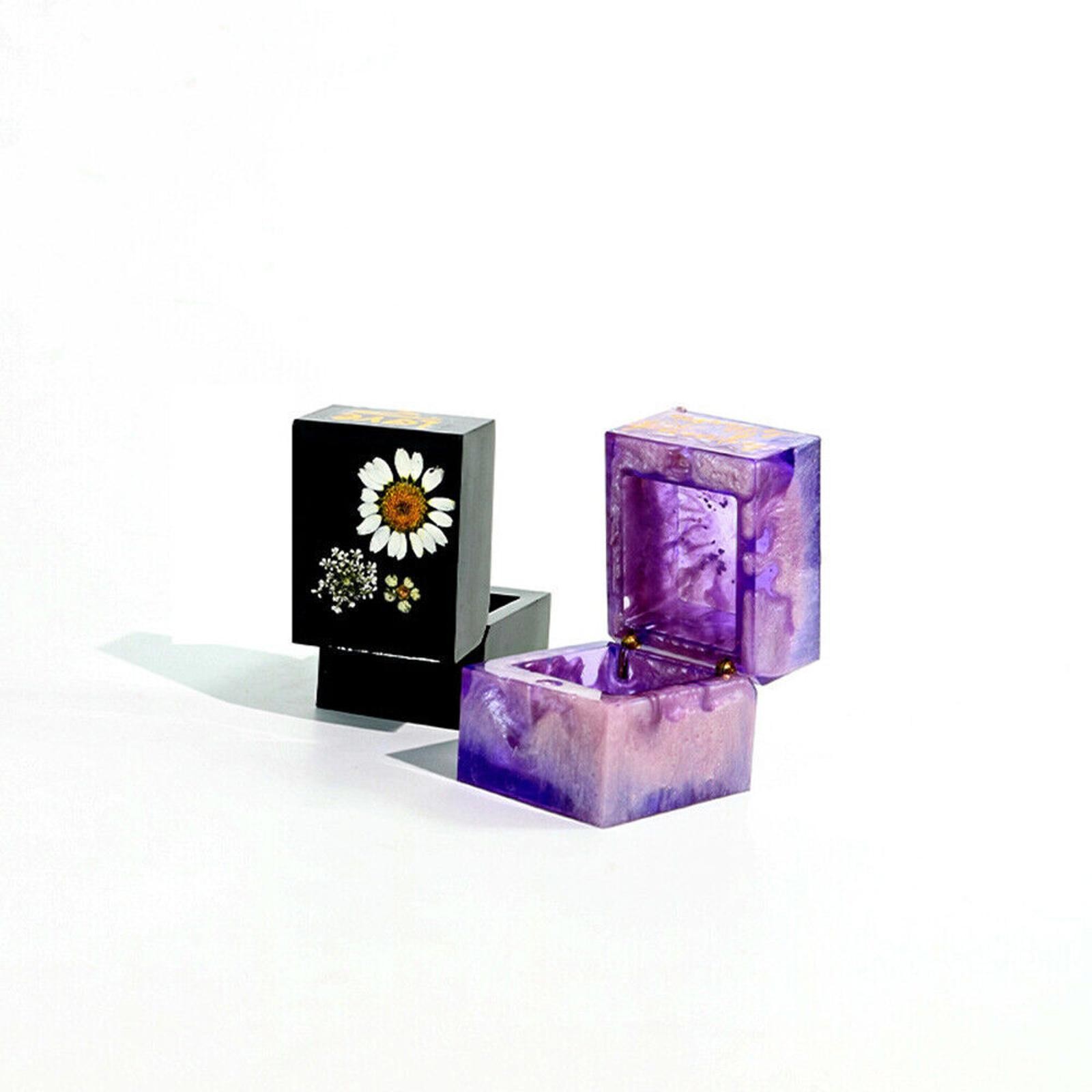 DIY Ring Bracket Epoxy Resin Mold Jewelry Storage Box Mold Home Decoration