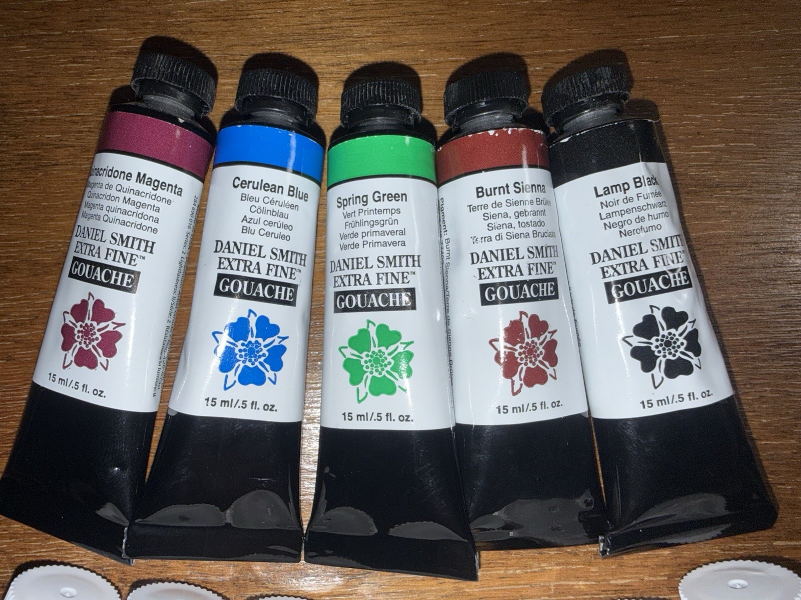 12 Tubes Daniel Smith Extra Fine Watercolors Gouache .5 & Winsor & Newton 0.47