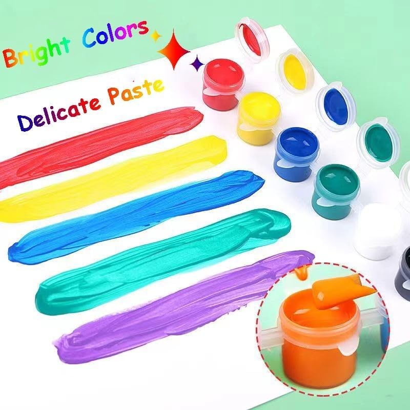 20 Pack Mini Acrylic Paint Set,12 Color 0.3 Fl Oz (Pack of 280), 12 color