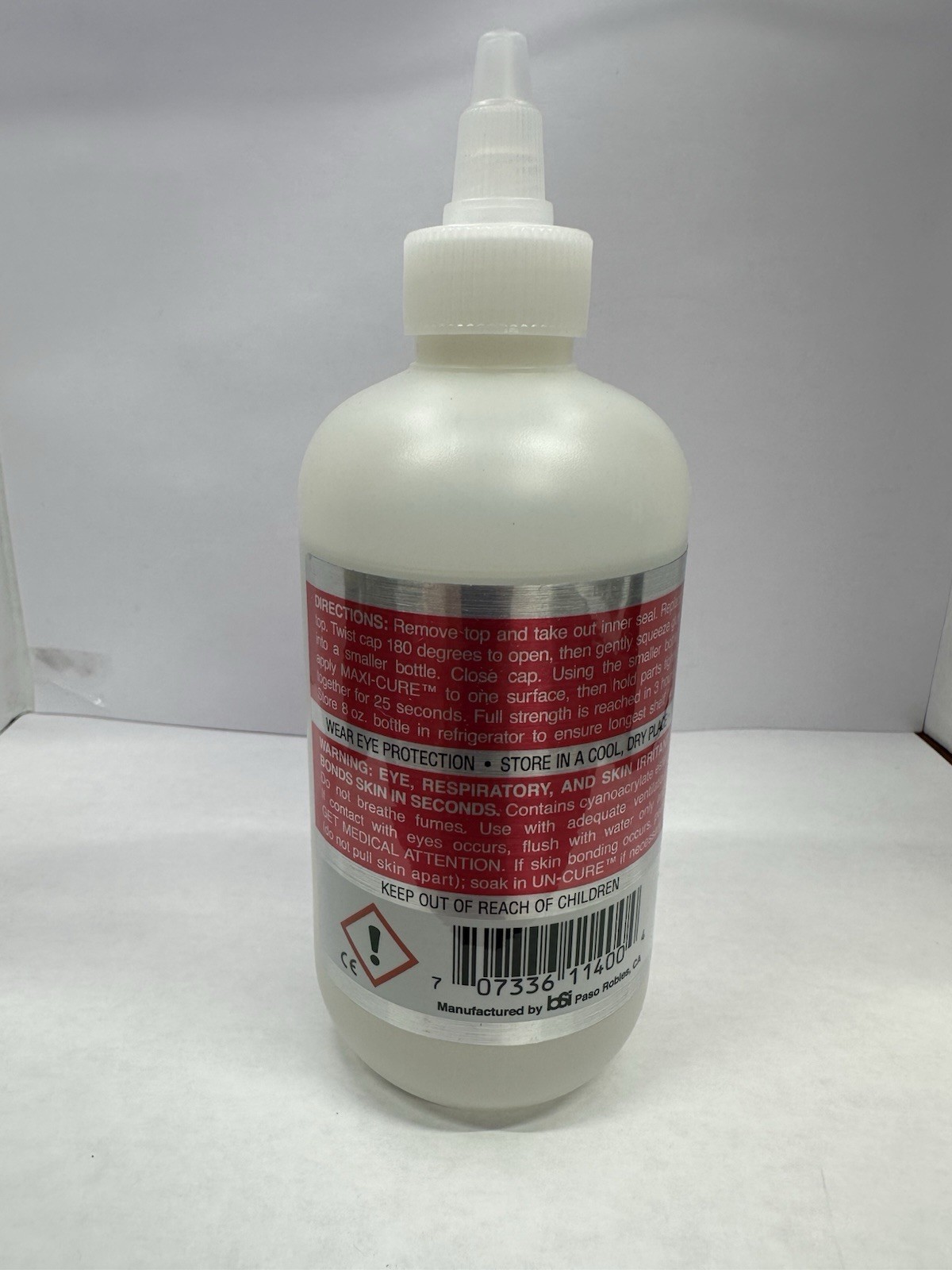 Bob Smith Industries, BSI MAXI-CURE Extra Thick CA Glue 8oz Hobby Bolts